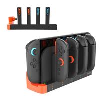 IPEGA PGSW2185 Stasiun Dok Pengisian Daya Indikator Pengisian Daya LED Pengisi Daya Magnetik Cepat Mengisi Daya hingga 4 Buah Joypad untuk Nintendo Switch 2