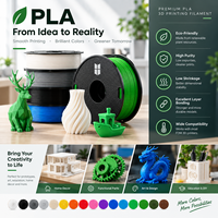 Filamen PLA Bambu 1.75mm Ramah Lingkungan Premium Bahan Printer 3D Anti Melengkung Cetak Halus Grosir Pabrik