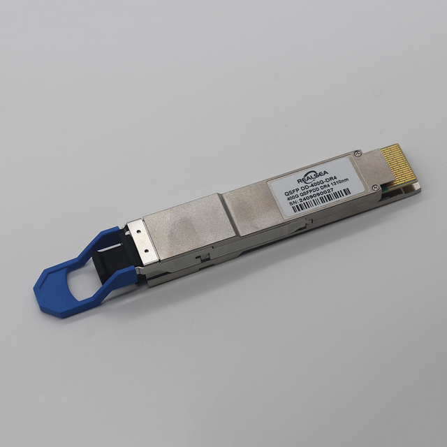 Realsea 400G QSFPDD DR4 4x DFB OS2 Fiber Optic Transceiver 500M 1310nm Wavelength RoHS Certified for Data Center Use