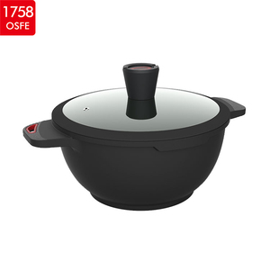 Juego de cazuela de cerámica antiadherente para el hogar, juego de utensilios de cocina de aluminio con mango de baquelita, Base de inducción - Product Image 4