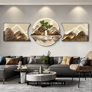 Dipinti in Vetro e Porcellana Astratti di Lusso <span class=keywords><strong>Moderni</strong></span> per <span class=keywords><strong>Soggiorno</strong></span>, Decorazioni Murali per Hotel e Casa - Product Image 2