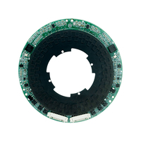MOSRAC Série D, trou creux, ID76mm, OD110mm, épaisseur 7.6mm, précision 21 bits ±0.006 °   Encodeur absolu double inductif supérieur/inférieur