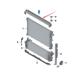 Telaio Superiore del Serbatoio OEM 17118589082 per <span class=keywords><strong>BMW</strong></span> X3 G01 <span class=keywords><strong>X4</strong></span> G02 - Product Image 3