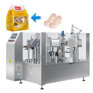 Automatic Snack Food Weighing Packaging Sealing Machinery Nuts Premade Bag Packing Machine
