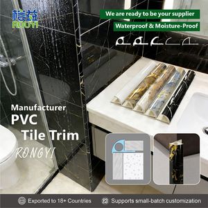 Profilé de finition de carrelage résistant à l'eau, protection des bords vifs, profilé de finition en PVC, profilé d'angle en plastique pour carrelage - Product Image 5