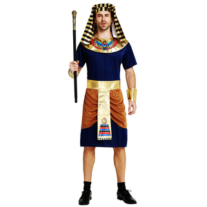 Carnaval fête Halloween roi égyptien pharaon Cosplay Performance Costume pour hommes - Product Image 4