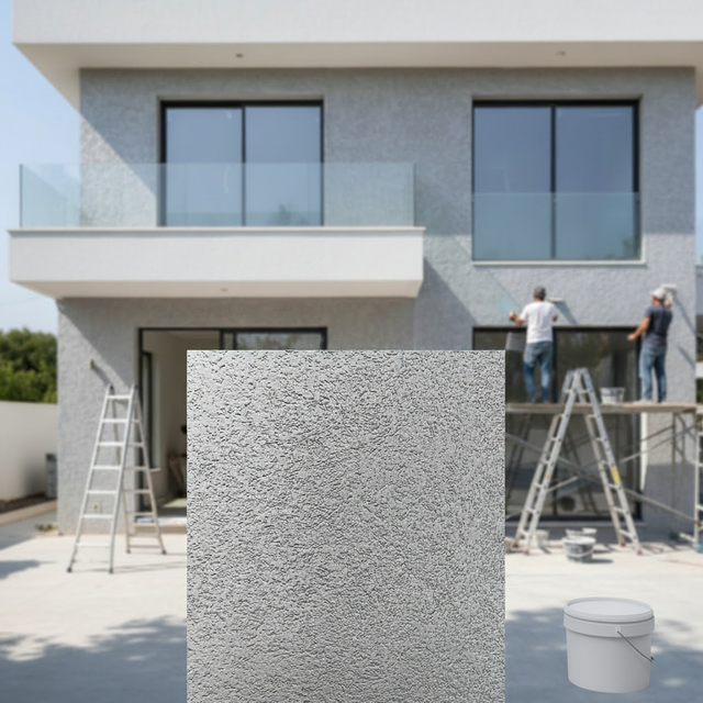 3D Textured Finish Effects Luxurious Natural Stone Elegant Crystal Durable Decorative Stone Paint