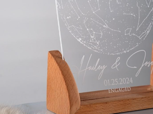 <span class=keywords><strong>Mapa</strong></span> de Estrellas <span class=keywords><strong>Personalizado</strong></span> por Fecha, <span class=keywords><strong>Mapa</strong></span> de Constelaciones, Luz Nocturna Personalizada, Regalo para Parejas - Product Image 3