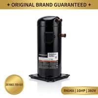 Compresseur à spirales en cuivre Copeland d'origine ZB76KCE-TFD-551 10HP R404A 380V 50Hz 3 phases pour chambres froides