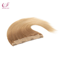 Extensions de cheveux indiens Remy 100 % naturels en gros pour trame simple avec fil de pêche, toucher doux comme la main