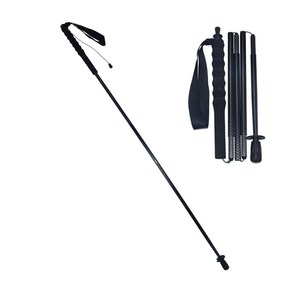Bastones de Trekking de Fibra de Carbono Okhealing, Plegables en 5 Secciones, Ligeros, Color Negro - Product Image 2