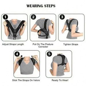 สายคาดเอวปรับสรีระพยุงไหล่ปรับตำแหน่งปรับสรีระ - Product Image 3