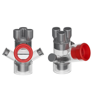 Washing Machine Drain Tee 84.5mm Cylindrical Easy Installation For Balcony Dryer Sink Anti-Odor Connector - Product Image 3