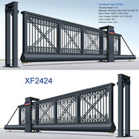 Portails coulissants cantilever avec moteur sans balais, sécurité ESD/RFID, télécommande 30m pour une sécurité accrue et un fonctionnement efficace