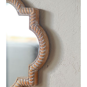 Specchio da Parete Rustico Vintage con Cornice, Nuovo Design <span class=keywords><strong>2026</strong></span>, Decorazione per la Casa in Stile Fattoria Retrò - Product Image 5