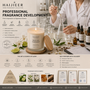 شموع معطرة مخصصة من شمع الصويا في كوب سيراميك مع غطاء خشبي، عطور منزلية، مجموعة هدايا للعلاج بالروائح، شموع معطرة - Product Image 6