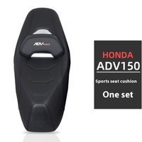 CUSTOM WORLD pour ADV 160 Siège de remplacement confortable avec support lombaire en plastique pour moto
