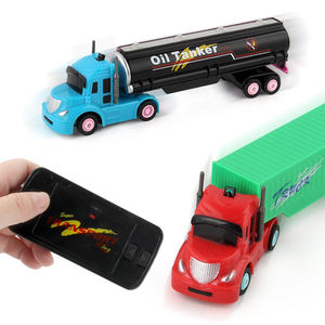 Nouveauté Télécommande d'expédition <span class=keywords><strong>en</strong></span> plastique électrique Conteneur de remorquage d'huile moulé sous pression Camions <span class=keywords><strong>Remorque</strong></span> Véhicule Jouet Modèle de <span class=keywords><strong>voiture</strong></span> pour enfant - Product Image 4