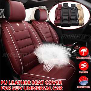 Housses de siège avant de voiture en cuir PU imperméables universelles ventilées pour SUV et camion, protection intérieure, STOCK UE - Product Image 2