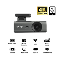 Carlover Hidden 4K DVR Wifi Afstandsbediening Auto Black Box Auto-opnamecamera Dashcam