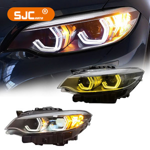 Sjc cho BMW 2 <span class=keywords><strong>Series</strong></span> F22 F23 Đèn pha lắp ráp 2014 2021 sửa đổi LED ống kính Đèn Pha Phụ Kiện Xe Hơi đèn báo rẽ - Product Image 1