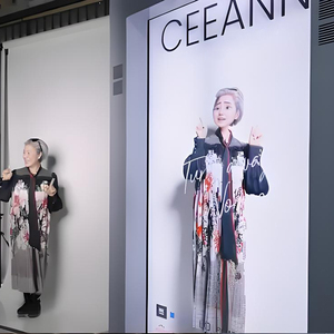 86英寸室内3D全息交互式视频全息触摸屏盒液晶透明全息展示柜陈列柜 - Product Image 5