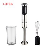 Mixeur Plongeant Électrique à Vitesse Variable avec Bouton Poussoir, Contenant en Plastique, Usage Domestique, Vente en Gros