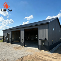 Nave Industrial Prefabricada de Acero con Acabado en Caliente, de Gran Superficie, sin Columnas, Estructura Metálica, Taller Anticorrosión