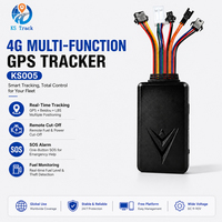 Rastreador GPS 4G para Vehículos con Alarma SOS, Micrófono, RS232, Cámara Externa, Foto Remota y Sensor de Combustible para Camiones y Automóviles