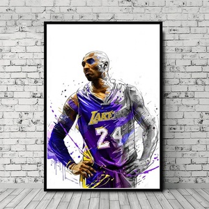 Trang Trí Tường Nghệ Thuật Vải Bố Kobe Bryant Cầu Thủ Bóng Rổ Trang Trí Tường Nghệ Thuật Tranh Hiện Đại Trang Trí Tường Nghệ Thuật Vải Bố - Product Image 4
