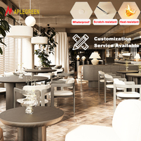 Chaises et tables de café de luxe sur mesure, ensemble de mobilier commercial pour hôtel, restaurant, projet de restauration fine