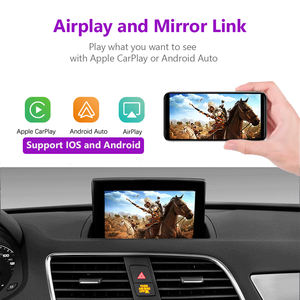 สำหรับออดี้ A1 Q3-2011หุ่นยนต์อินเตอร์เฟสอัตโนมัติถอดรหัสไร้สาย Apple CarPlay มัลติมีเดีย AirPlay Mirror Link <span class=keywords><strong>Youtube</strong></span> - Product Image 5