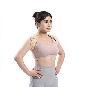 Correcteur de posture respirant réglable certifié CE pour homme et femme avec sangle de soutien dorsal pour soulager les douleurs du haut du dos - Product Image 3