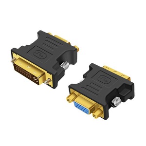 <b>Dvi</b> To Vga Adapter <b>Dvi</b> 24+5 Male To Vga Female Gold Plated For Computer Monitor Projector Connection - Product Image 2