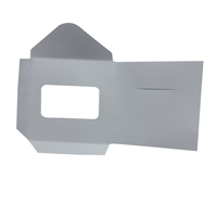 Emballage d'enveloppe en papier personnalisé Enveloppe en papier kraft Enveloppe d'emballage avec fenêtre pour emballage de breloques de baskets