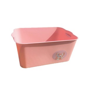 Plastic Storage Box Rectangle 33x20x14cm <b>Stackable</b> Desktop Organizer For Neatening And Storage - Product Image 5