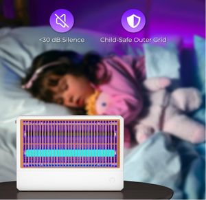 20W Hybrid Spectrum Indoor Electric Bug Zapper Home Remote Fruit Fly Mosquito Killer, y compris 2 Pack Ampoules de rechange 2-Pack - Product Image 2