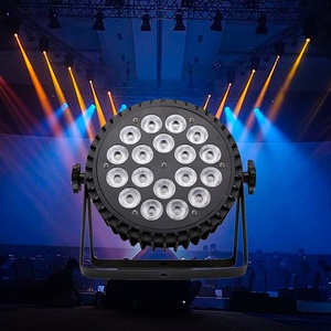 Phẳng <span class=keywords><strong>LED</strong></span> <span class=keywords><strong>PAR</strong></span> ánh sáng <span class=keywords><strong>18x10w</strong></span> RGBW 4 trong 1 25 độ màu <span class=keywords><strong>DMX</strong></span> 512 kiểm soát 8 cái/lốc Disco DJ câu lạc bộ đêm sân khấu chiếu sáng - Product Image 4