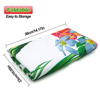 Housse de siège de voiturette de golf en microfibre absorbante à séchage rapide, protection antidérapante, design drapé, motif multicolore, personnalisable OEM