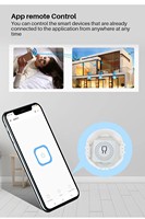 Touchmi Tuya RF433 16A Mini Interrupteur Intelligent Wi-Fi pour Commande d'Éclairage Domotique