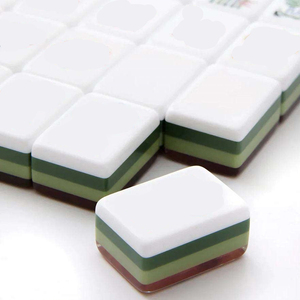 Haus of Tiles Petal and <span class=keywords><strong>Loom</strong></span> Ink Mahjong-Steinset 160 Acryl Amerikanisches Mahjong-Steinset Bold Engraved Butterfly & Floral - Product Image 2