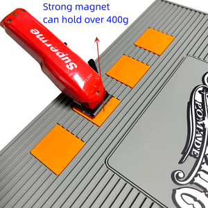 Groothandel op maat gemaakte logo flexibele acupressuur haar knipmachine tondeuse magnetische rubberen mat - Product Image 3