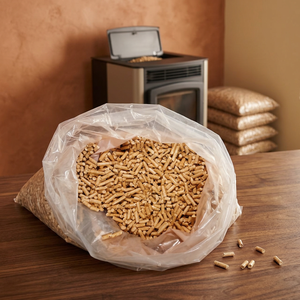 Best Price Din+ Wood Pellets Biomass Fir Wood 6mm in 350kg Bags Density 10 Calory 6500J for Heating System Wooden Pellet Mill - Product Image 3