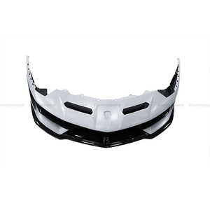 Parachoques Delantero de Fibra de Carbono Estilo <span class=keywords><strong>SVJ</strong></span> Carbonado 2011-2021 para <span class=keywords><strong>Aventador</strong></span> LP700 LP740 LP750 <span class=keywords><strong>SVJ</strong></span> Coupé y <span class=keywords><strong>Roadster</strong></span> - Product Image 4