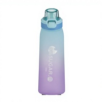 Bouteille d'eau intelligente à perception olfactive avec capsules de fruits, anti-fuite, compatible lave-vaisselle, en plastique, pour la maison, le bureau et les voyages