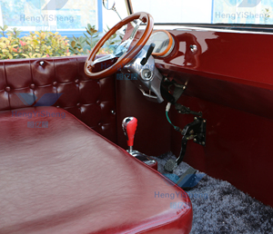รถโค้ชท่องเที่ยวไฟฟ้าแบบวินเทจ6-Seater คลาสสิกได้รับการรับรอง CE - Product Image 4