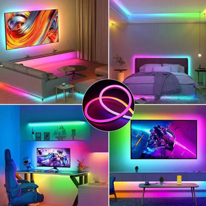 Thông minh App kiểm soát 16 triệu màu sắc rgbic <span class=keywords><strong>LED</strong></span> linh hoạt Neon dây Ánh Sáng dải 10M 12V đầy đủ Kit cho phòng trang trí nội thất và neon dấu hiệu - Product Image 5