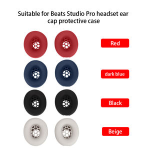 Funda de Silicona para Auriculares <span class=keywords><strong>Beats</strong></span> <span class=keywords><strong>Studio</strong></span> <span class=keywords><strong>Pro</strong></span>, Funda para Auriculares Supraaurales, Almohadillas y Cubierta para Auriculares, Protector de Diadema - Product Image 2