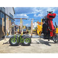 Force de levage agricole pleine longueur 2 tonnes Flèche télécommandée Valve rotative à 360 ° Grue à bois de type Z avec homologation CE