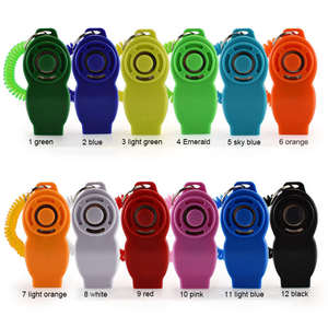 Benutzer definiertes Logo Outdoor Pet Dogs Training <span class=keywords><strong>Clicker</strong></span> Hochwertiger Hundetrainer Whistle <span class=keywords><strong>Dog</strong></span> Training <span class=keywords><strong>Clicker</strong></span> 2 In 1 - Product Image 4